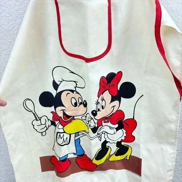 Vintage Disney Mickey and Minnie Apron - Picture 4 of 7